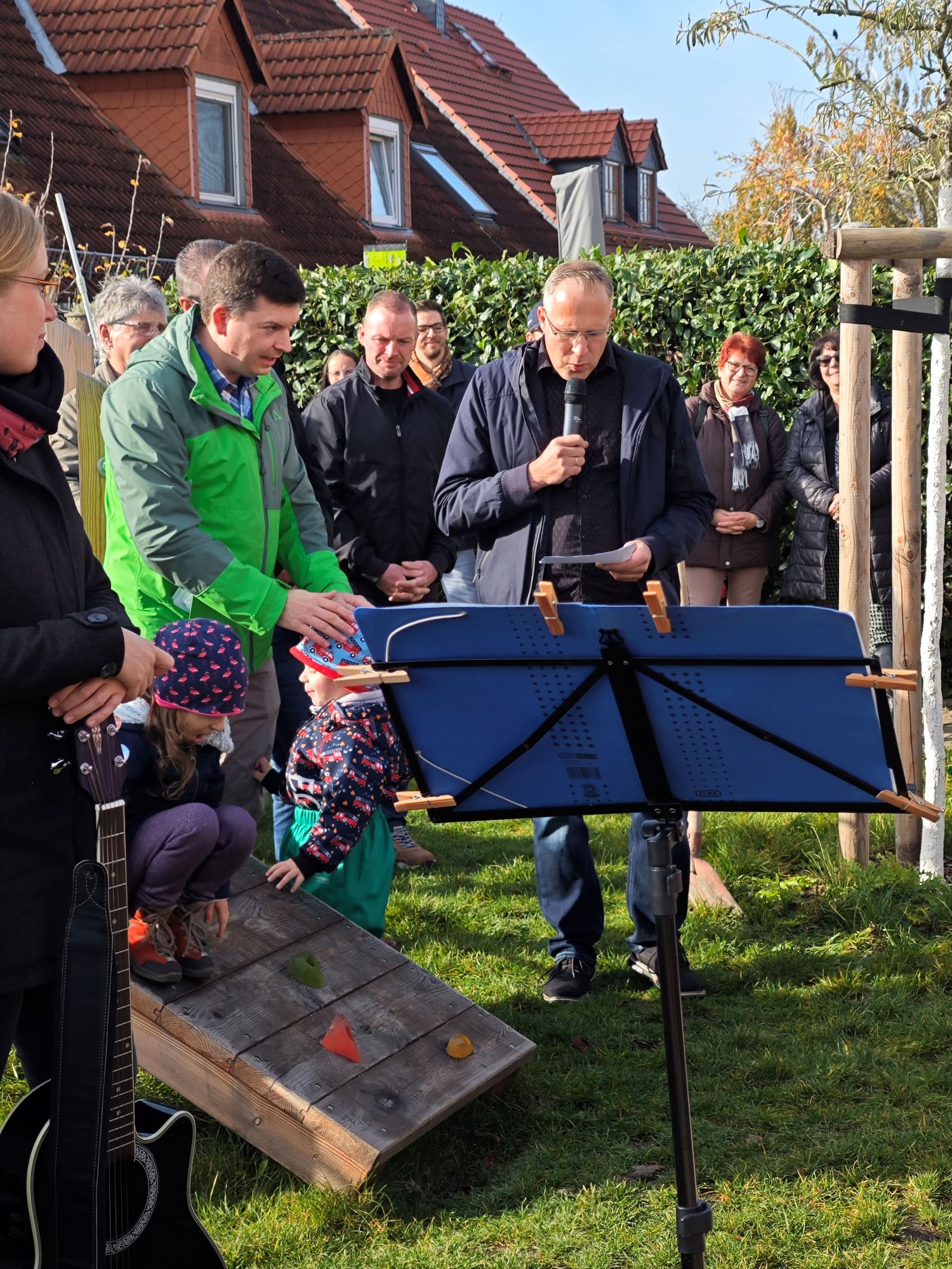 Ortschaftsräte aus Cossebaude und Oberwartha bei der Pflanzung 2024